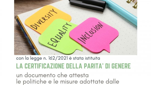 certificazione parità di genere